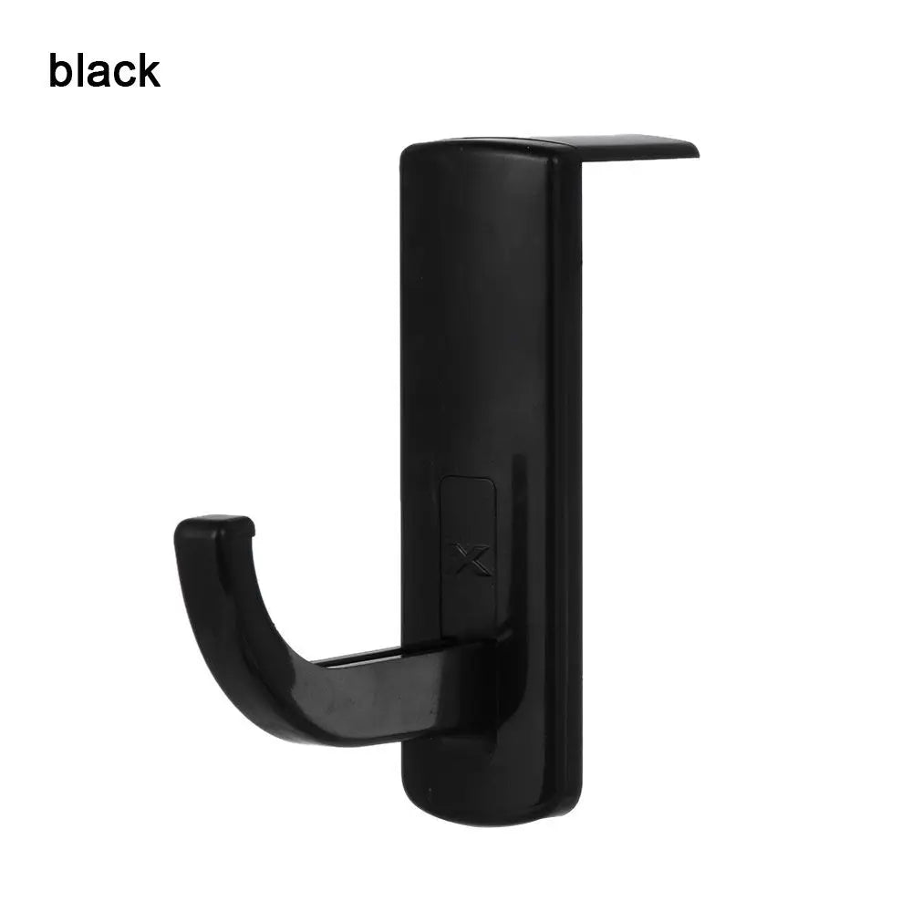 1PC Earphone holder Headphone Headset Hanger Holder Hook With Tape Sticker for Desk PC Display Monitor headphone Accessories